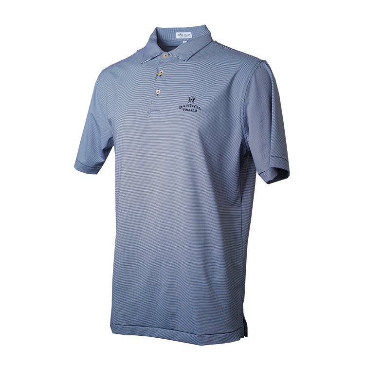 Jubilee Stripe Performance Polo- All Logos